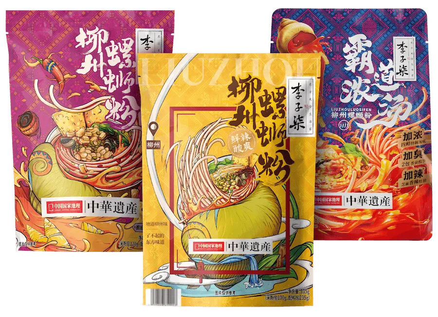 李子柒柳州螺蛳粉