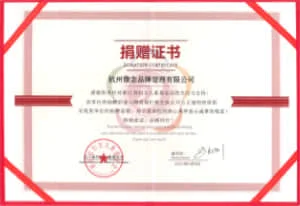 "家庭守护计划"公益项目
定向上海防疫项目荣誉证书
浙江省妇女儿童基金会